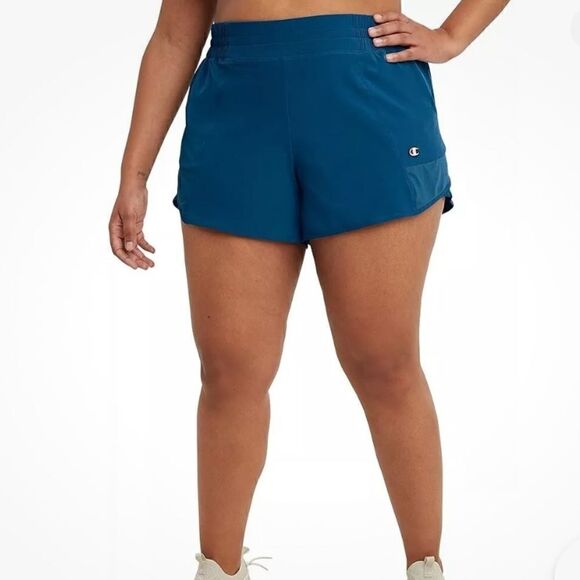 Champion Women's Sport Shorts
Moisture Wicking Lightweight
Fresh Teal - Size 2X - Picture 1 of 11